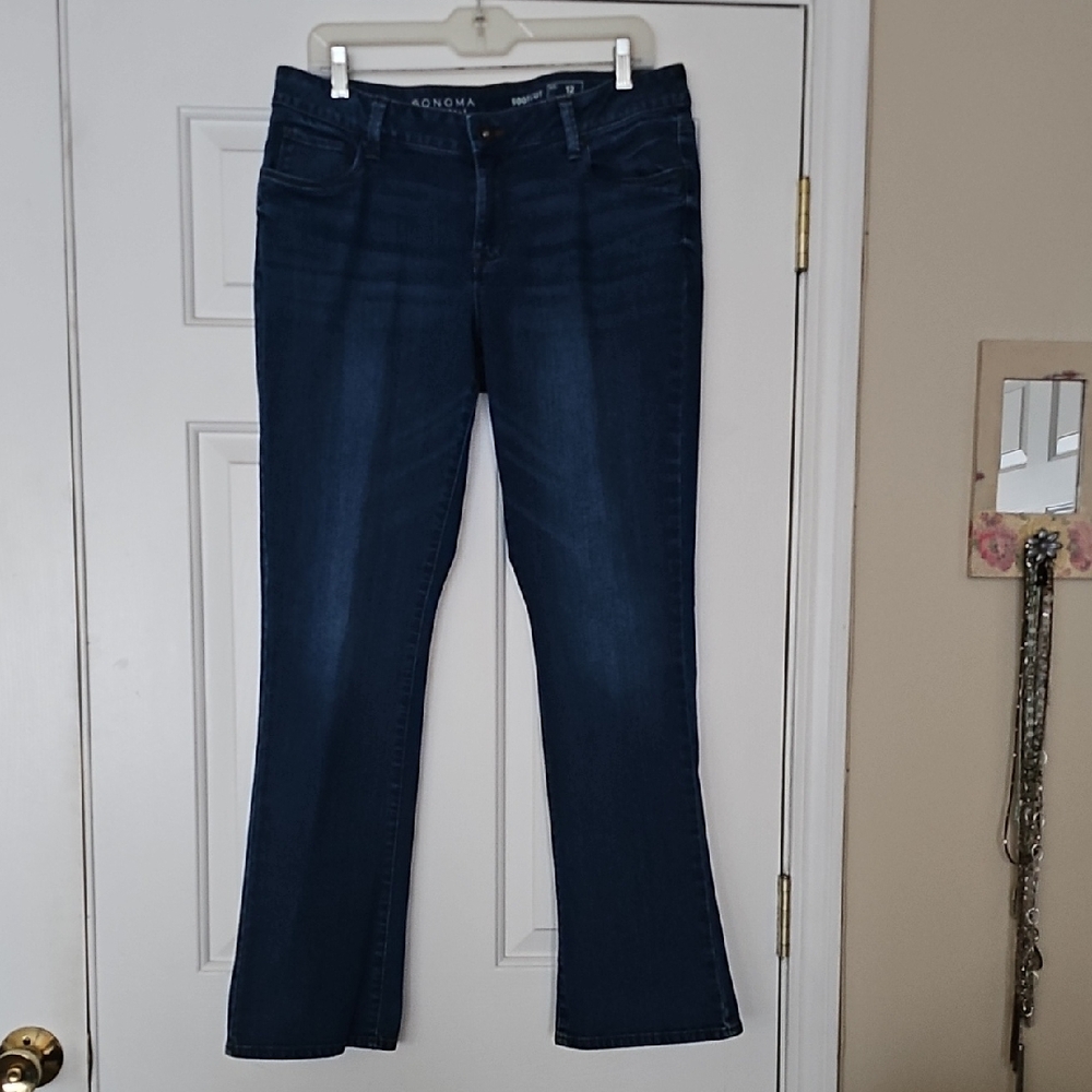 Sonoma Women's Dark Indigo Bootcut Jeans